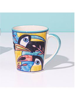 Amalfiee Ceramics - Handmade And Handpainted Tropical Bay Mug Set Of 6 Pcs