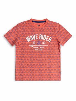 Beverly Hills Polo Club - Knit Rolling Waves Aop Tee