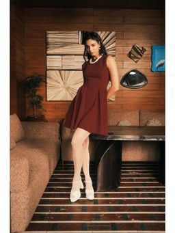 Contemponari - Saint Valentine Maroon Dress