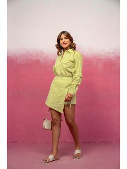 DEASHA INDIA - Aarka Green Striped Co-Ord Set