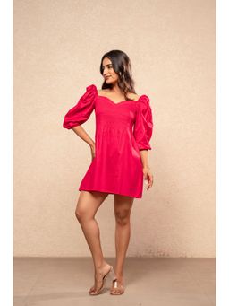 DEASHA INDIA - Vinnie Pink Short Dress