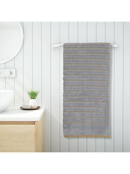SPACES - Exotica Pure Cotton Bath Towel Silver Fire (M)