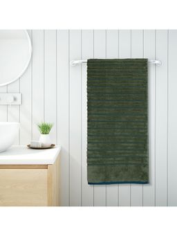 SPACES - Exotica Pure Cotton Bath Towel Dark Green (M)
