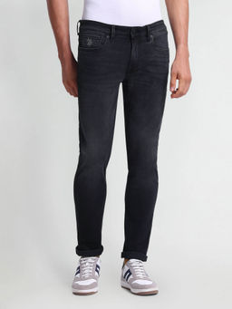 U.S. POLO ASSN. - Brandon Slim Tapered Fit Black Jeans