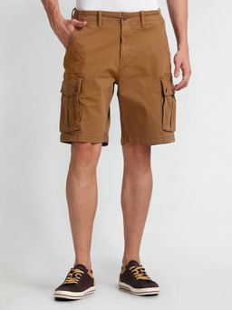 U.S. POLO ASSN. - Brown Comfort Fit Cargo Shorts