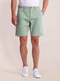 U.S. POLO ASSN. - Green Straight Fit Twill Shorts