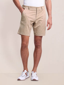 U.S. POLO ASSN. - Brown Straight Fit Twill Shorts