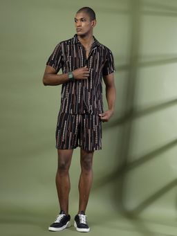 RIGO - Black Printed Co-Ord (Set of 2)