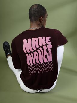 RIGO - Wine Printed Sweatshirt