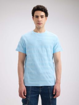 Pepe Jeans - Men's Blue Stripe Short Sleeve T-shirt