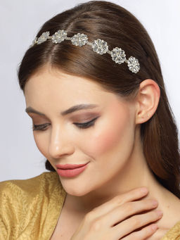 NVR - Womens Gold-Plated Traditional Trending Matha Patti