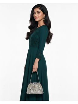 Shopsiiri - Silver Starlight Drawstring Potli Bag