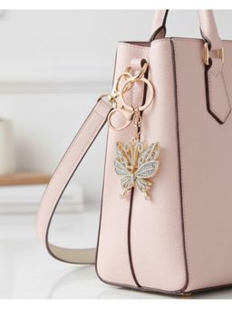 Shopsiiri - White Radiance Butterfly Keychain - Crystal Butterfly Bag Charm