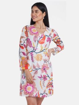 Zink London - Women White Esther Sequin Sheeted Dress