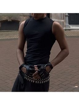 Off Duty India - Black Sculpt Muscle Tank