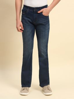 Cantabil - Men Blue Regular Fit Straight Jeans