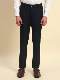 Cantabil - Men Green Regular Fit Straight Trouser
