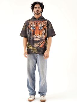 CLAZZEY - Jungle Eyes Oversized Hoodie