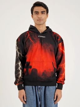 CLAZZEY - Kalyug Graphic Hoodie - Inferno Streetwear Print