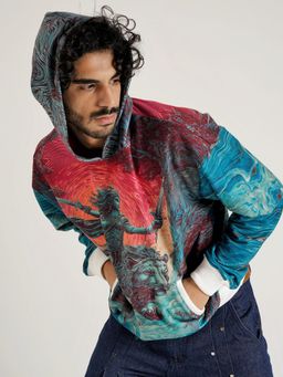 CLAZZEY - Lionheart Warrior Graphic Hoodie - Mythic Streetwear Print