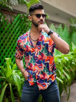 ROYALTAIL - All Over Print Super Soft Premium Half Sleeve Shirt