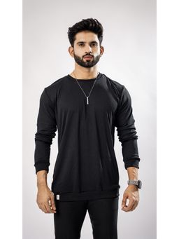ROYALTAIL - Men Black Full Sleeves Sweatshirt
