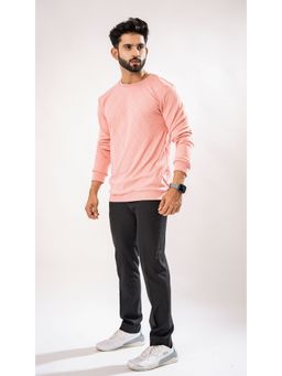 ROYALTAIL - Men Pink Full Sleeves Sweatshirt