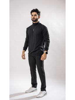 ROYALTAIL - Men Black Full Sleeves Sweatshirt