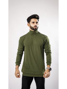 ROYALTAIL - Men Green Full Sleeves Sweatshirt