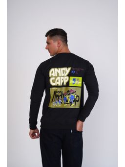 ROYALTAIL - Men Black Full Sleeves Sweatshirt