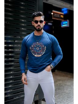 ROYALTAIL - Men Blue Full Sleeves Sweatshirt