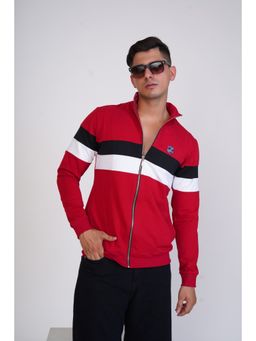 ROYALTAIL - Men Red Full Sleeves Sweatshirt