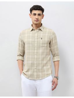 U.S. Polo Assn. Denim Co. - Men Tartan Checked Dobby Shirt