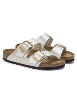 Birkenstock - Arizona Big Buckle White Narrow Width Women Two-strap Sandals