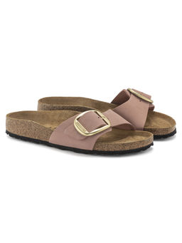 Birkenstock - Madrid Big Buckle Old Rose Narrow Width Women One-Strap Flats