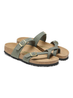 Birkenstock - Mayari Green Synthetics Regular Width Thong Sandals
