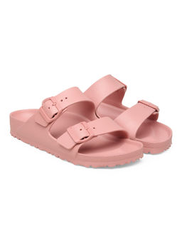 Birkenstock - Arizona Unisex Pink Clay Eva Two Strap Sliders