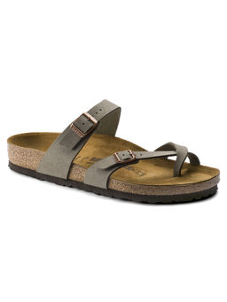 Birkenstock - Mayari Unisex Beige Birko-Flor Nubuck Sandals