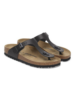 Birkenstock - Gizeh Unisex Black Natural Leather Sandals