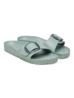 Birkenstock - Madrid Big Buckle Women Green Eva One Strap Sliders