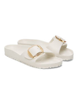 Birkenstock - Madrid Big Buckle Women White Eva One Strap Sliders
