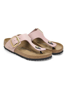 Birkenstock - Gizeh Big Buckle Women Soft Pink Nubuck Leather Sandals