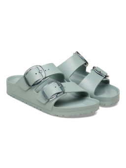 Birkenstock - Arizona Big Buckle Women Green EVA Two Strap Sliders