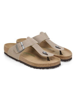 Birkenstock - Medina Vegan Men Beige Birko-Flor Thong Sandals