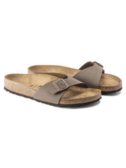 Birkenstock - Madrid Brown Solid Narrow Width Sandals