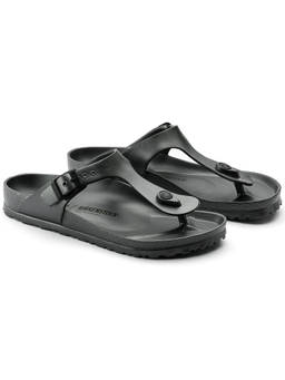 Birkenstock - Gizeh Grey Solid Regular Width Sandals
