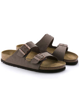 Birkenstock - Brown Arizona Solid Regular Width Sandals