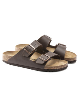 Birkenstock - Brown Arizona Solid Narrow Width Sandals