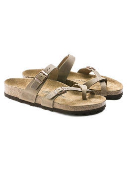 Birkenstock - Mayari Oiled Leather Brown Regular Width Womens Sandals