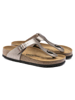 Birkenstock - Gizeh Birko-Flor Brown Regular Width Womens Sandals